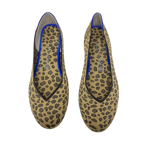 Rothy's Shoes - ROTHY'S | Cheetah Round Toe Ballet Flats Brown Tan Slip On